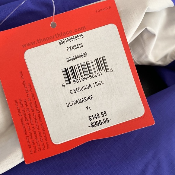 Northface Girls Rain Jacket - Picture 10 of 10